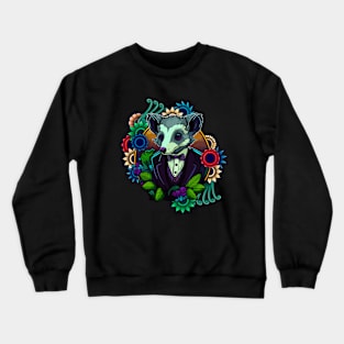 Vignette Frame Gentlepossum Crewneck Sweatshirt